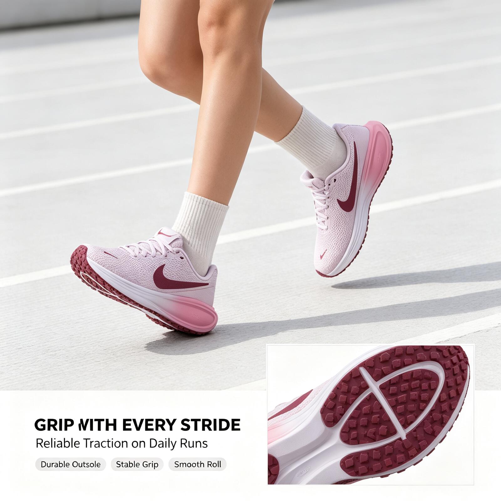 Women Shoes Hong Kong - รองเท้าวิ่งผู้หญิง Nike สีชมพู น้ำหนักเบา ระบายอากาศได้ดี รองเท้าผ้าตาข่าย