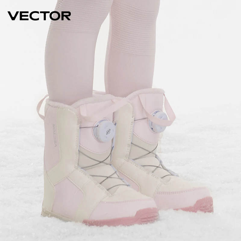 Women Shoes Vector - รองเท้าสกีสำหรับเด็กมืออาชีพ, รองเท้าบูทสโนว์บอร์ดกันน้ำกันหนาวรองเท้าสกีหนังกันลื่นระบายอากาศอุปกรณ์สกี