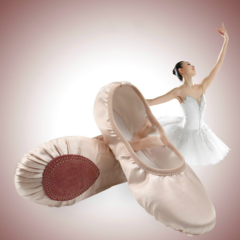 Women'S Xc Shoes - สีขาวเนื้อซาตินเด็กรองเท้าบัลเล่ต์ Hand Made ผู้หญิงผู้ใหญ่ด้านล่างนุ่ม Cat Claw