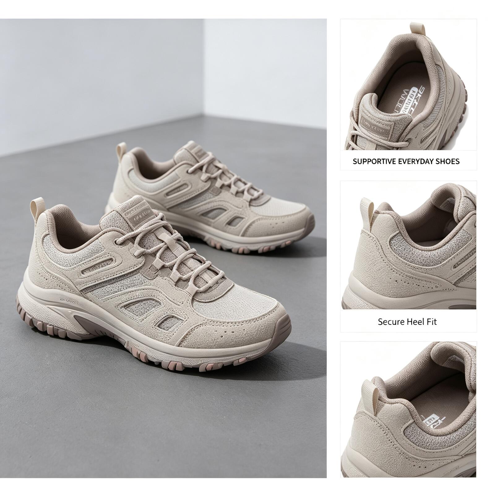 Women Shoes Hong Kong - SKECHERS รองเท้าวิ่งผู้หญิงรองเท้าระบายอากาศได้ดีพื้นรองเท้ากันลื่นรองเท้าผ้าใบเดินน้ำหนักเบากีฬาเทรนเนอร์ 129005-OFWT