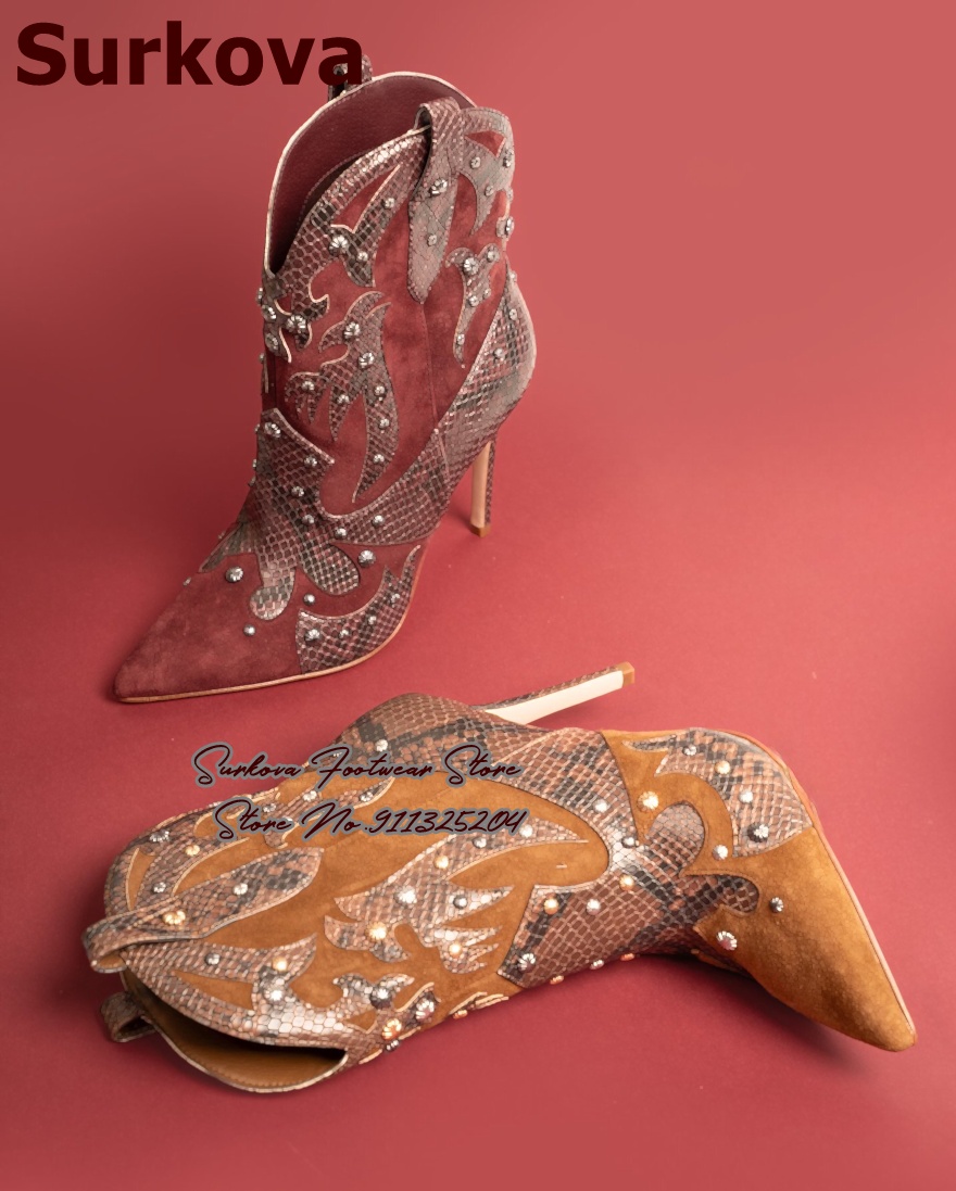 รองเท้าบูทข้อเท้าสไตล์คาวเกิร์ - Western Cowgirl Boot บทวิจารณ์และราคา