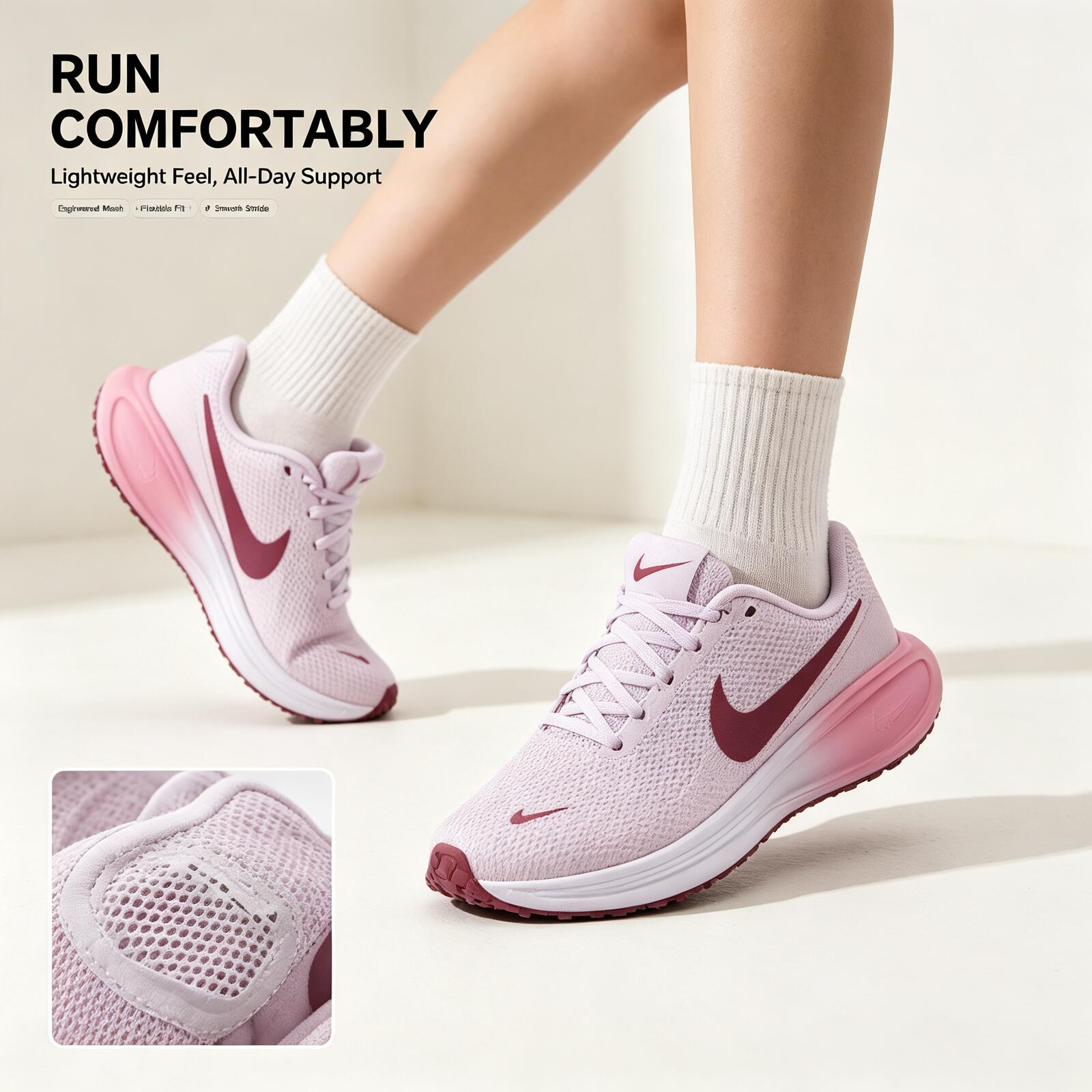 รองเท้าวิ่งผู้หญิง Nike สีชมพู - Women Shoes Hong Kong บทวิจารณ์และราคา
