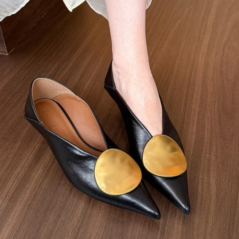 รองเท้าส้นแบนแบบสวมหัวแหลมสำหร - Women'S Shoes In Fashion บทวิจารณ์และราคา