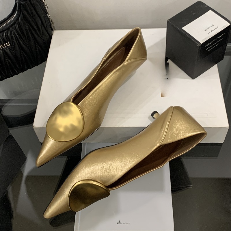 รองเท้าส้นแบนแบบสวมหัวแหลมสำหร - Women'S Shoes In Fashion บทวิจารณ์และราคา