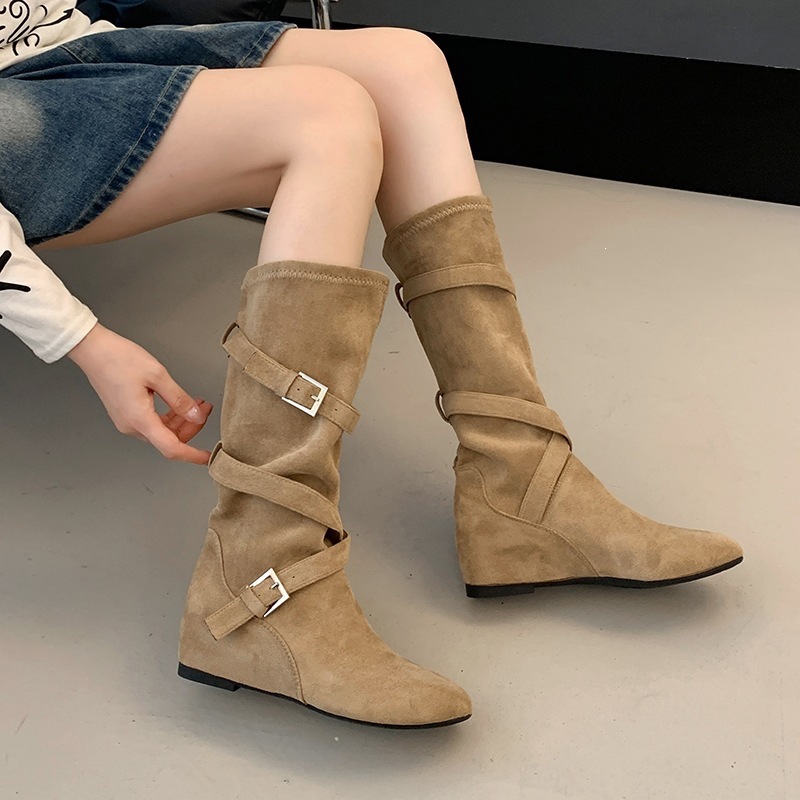 รองเท้าบูทผู้หญิงสไตล์วินเทจ ห - Western Cowgirl Boot บทวิจารณ์และราคา