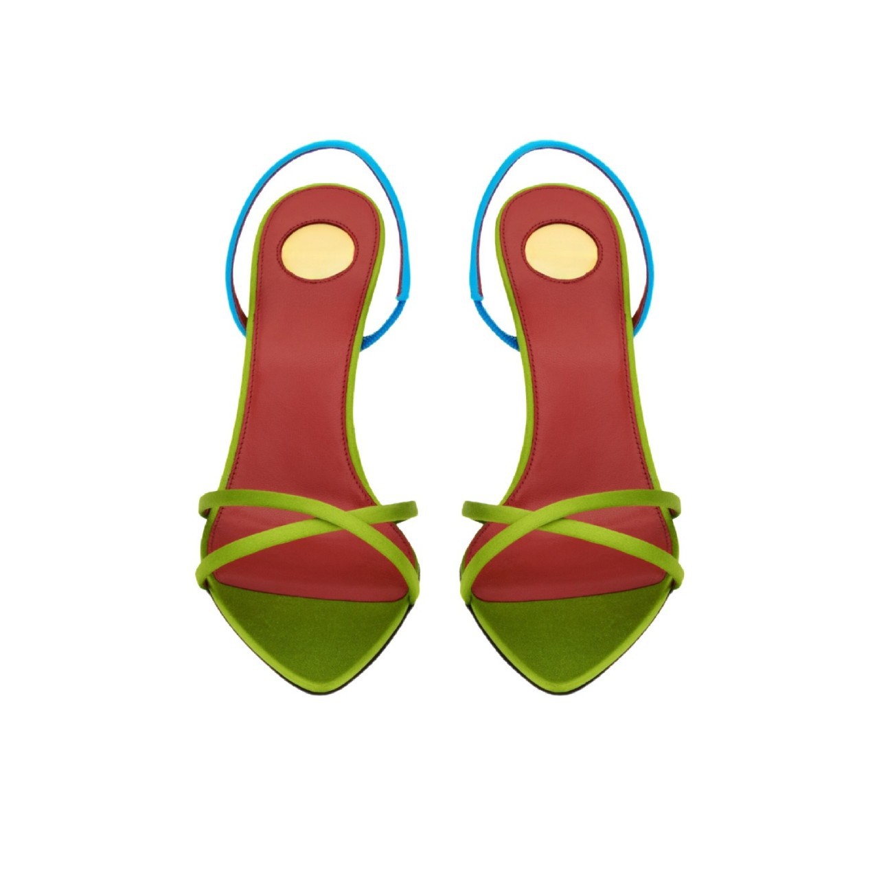 รองเท้าส้นสูงแบบสลิงแบ็ค สายไข - Square Toe Mule บทวิจารณ์และราคา