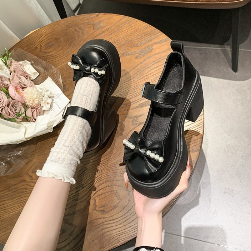 รองเท้าโลลิต้าสีดำ ปี 2026 รอง - Women'S Shoes In Fashion บทวิจารณ์และราคา
