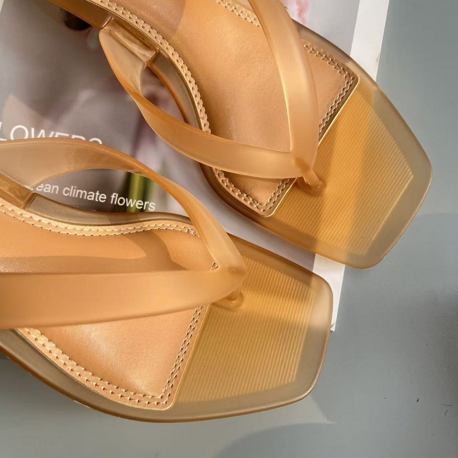 รองเท้าแตะแบบสวมสีเขียวมะกอก P - Square Toe Mule บทวิจารณ์และราคา