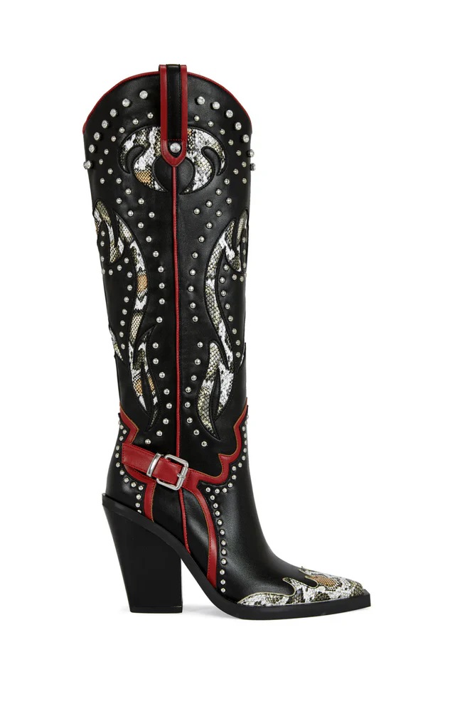 รองเท้าบูทคาวบอยปักลายสำหรับผู - Western Cowgirl Boot บทวิจารณ์และราคา