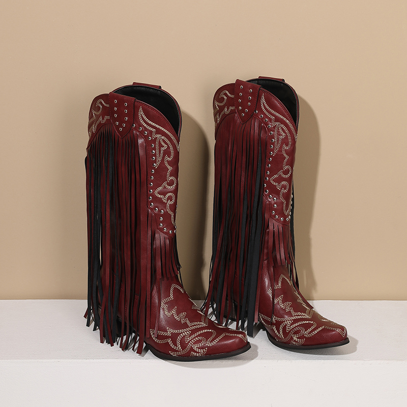 รองเท้าบูทครึ่งน่องคาวบอยตะวัน - Western Cowgirl Boot บทวิจารณ์และราคา