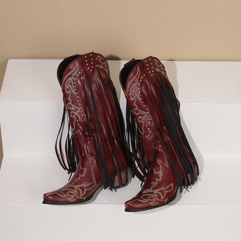 รองเท้าบูทครึ่งน่องคาวบอยตะวัน - Western Cowgirl Boot บทวิจารณ์และราคา