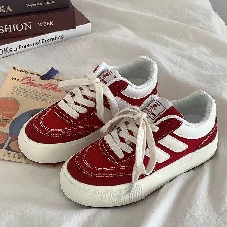 รองเท้าผ้าใบพื้นหนาสําหรับผู้ห - Women Shoes Hong Kong บทวิจารณ์และราคา