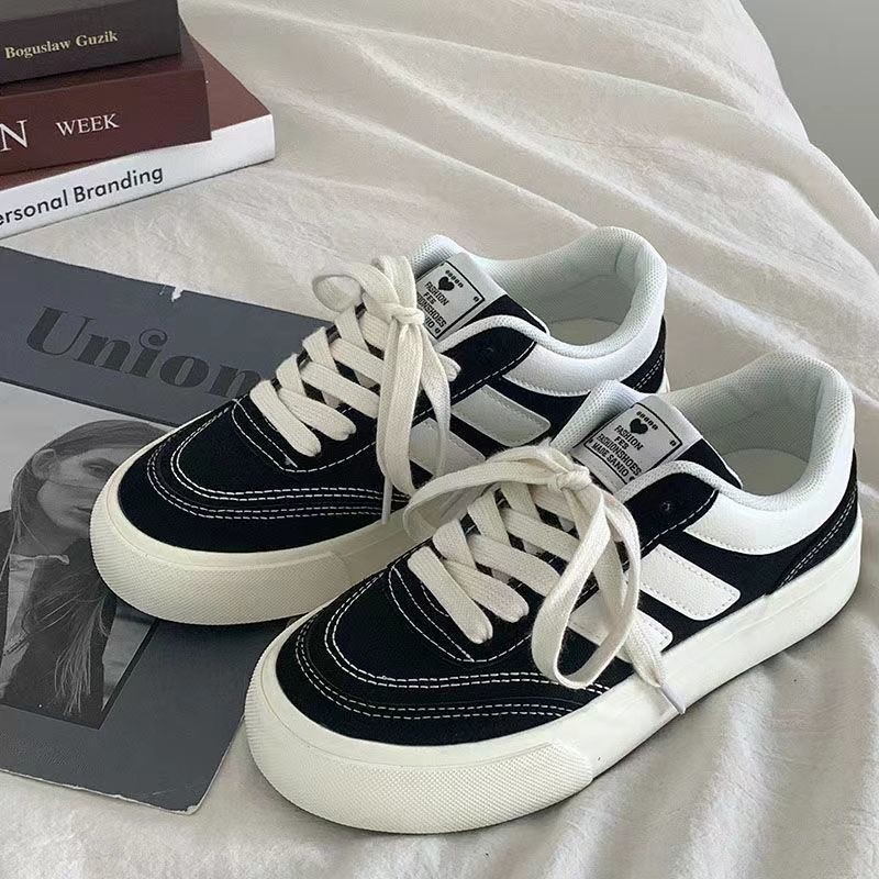 รองเท้าผ้าใบพื้นหนาสําหรับผู้ห - Women Shoes Hong Kong บทวิจารณ์และราคา