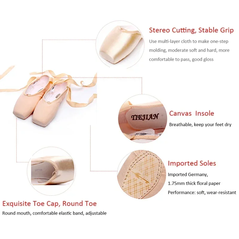 TIEJIAN รองเท้าบัลเล่ต์มืออาชี - Women'S Xc Shoes บทวิจารณ์และราคา